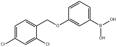 3-(2,4-DichlorophenylMethoxy)phenylboronic acid Struktur