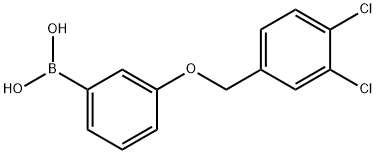 3-(3,4-DichlorophenylMethoxy)phenylboronic acid Struktur