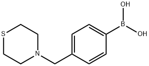 4-(Thiomorpholin-4-ylmethyl)phenylboronic acid Struktur