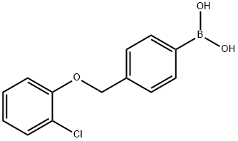 4-(2-chlorophenoxyMethyl)phenylboronic acid Struktur