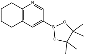 3-(4,4,5,5-Tetramethyl-1,3,2-dioxaborolan-2-yl)-5,6,7,8-tetrahydroquinoline Struktur