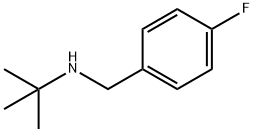 N-(tert-butyl)-N-(4-fluorobenzyl)amine Struktur