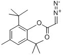 2,6-DI-TERT-BUTYL-4-METHYLPHENYLDIAZO ACETATE Struktur