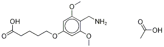 5-[4-(AMinoMethyl)-3,5-diMethoxyphenoxy]pentanoic Acid Acetate Struktur