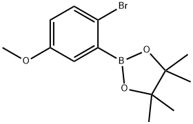 2-Bromo-5-methoxyphenylboronic acid pinacol ester Struktur