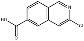 3-chloroisoquinoline-6-carboxylic acid Struktur