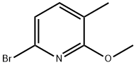 Pyridine, 6-bromo-2-methoxy-3-methyl- Struktur