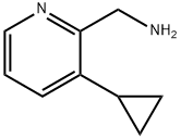 (3-cyclopropylpyridin-2-yl)MethanaMine Struktur