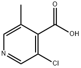 4-Pyridinecarboxylic acid, 3-chloro-5-Methyl- Struktur