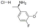 (R)-1-(4-Fluoro-3-Methoxyphenyl)ethanaMine hydrochloride Struktur