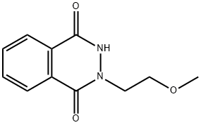 2,3-Dihydro-2-(2-methoxyethyl)-1,4-phthalazinedione Struktur