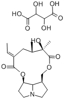 PLATYPHYLLINE BITARTRATE Struktur