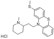 THIORIDAZINE HYDROCHLORIDE Struktur