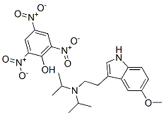 5-Methoxy-N,N-diisopropyltryptaminepicrate Struktur