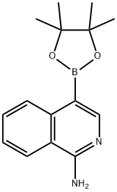 4-(4,4,5,5-tetraMethyl-1,3,2-dioxaborolan-2-yl)isoquinolin-1-aMine Struktur