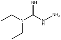 Hydrazinecarboximidamide, N,N-diethyl- (9CI) Struktur