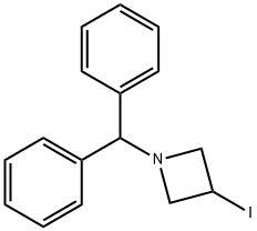 1-Benzhydryl-3-iodoazetidine Struktur