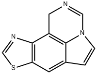 1H-Pyrrolo[3,2,1-ij]thiazolo[4,5-f]quinazoline(9CI) Struktur