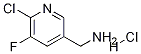 (6-Chloro-5-fluoropyridin-3-yl)methanamine hydrochloride Struktur