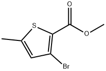 Methyl 3-bromo-5-methylthiophene-2-carboxylate Struktur