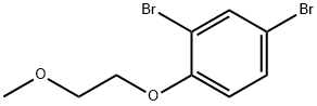 2,4-Dibromo-1-(2-methoxyethoxy)benzene Struktur