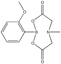 2-(2-Methoxyphenyl)-6-methyl-1,3,6,2-dioxazaborocane-4,8-dione Struktur