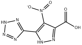 4-Nitro-3-(1H-tetrazol-5-yl)-1H-pyrazole-5-carboxylic acid Struktur