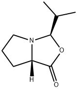 1H,3H-Pyrrolo[1,2-c]oxazol-1-one,tetrahydro-3-(1-methylethyl)-,(3R-cis)-(9CI) Struktur