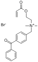 (2-(ACRYLOYLOXY)ETHYL)(4-BENZOYLBENZYL)-DIMETHYLAMMONIUM BROMIDE, 99 Struktur