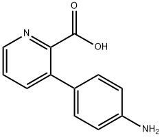 3-(4-AMinophenyl)pyridine-2-carboxylic acid Struktur