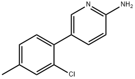 5-(2-Chloro-4-Methylphenyl)pyridin-2-aMine Struktur