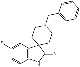 1'-Benzyl-5-fluoro-spiro[indoline-3,4'-piperidine]-2-one Struktur