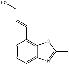 2-Propen-1-ol,3-(2-methyl-7-benzothiazolyl)-,(E)-(9CI) Struktur