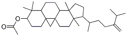 1-(4-Isopropyl-1-methyl-4-pentenyl)-3a,6,6,12a-tetramethyltetradecahyd ro-1H-cyclopenta[a]cyclopropa[e]phenanthren-7-yl acetate