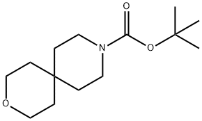 3-Oxa-9-azaspiro[5.5]undecan-9-carboxylic acid tert-butyl ester Struktur