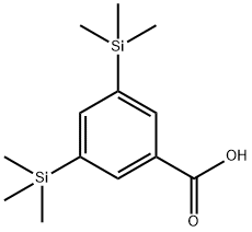 3,5-BIS-TRIMETHYLSILANYL-BENZOIC ACID Struktur