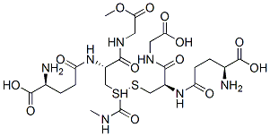 S-(N-METHYLCARBAMOYL)GLUTATHIONEMONOMETHYLESTER Struktur