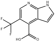 5-(Trifluoromethyl)-1H-pyrrolo[2,3-b]pyridine-4-carboxylic acid|5-(三氟甲基)-7H-吡咯并[2,3-B]吡啶-4-羧酸