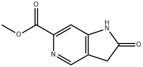 Methyl 5-aza-2-oxindole-6-carboxylate Struktur