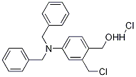 (2-(ChloroMethyl)-4-(dibenzylaMino)phenyl)Methanol hydrochloride Struktur