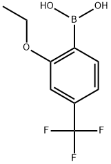 2-Ethoxy-4-trifluoromethylphenylboronic acid Struktur