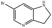 1H-Pyrrolo[3,2-b]pyridine, 6-broMo-2,3-dihydro- Struktur