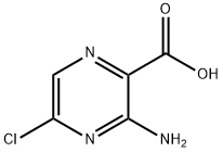 3-Amino-5-chloropyrazine-2-carboxylic acid Struktur