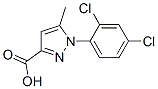 1-(2,4-DICHLORO-PHENYL)-5-METHYL-1H-PYRAZOLE-3-CARBOXYLIC ACID Struktur