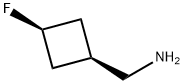 cis-(3-Fluorocyclobutyl)methamine hydrochloride Struktur