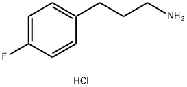 3-(4-Fluorophenyl)propan-1-amine hydrochloride Struktur