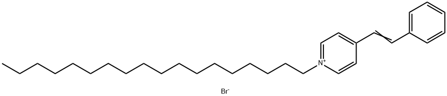 N-N-OCTADECYL-4-STILBAZOLE BROMIDE Struktur