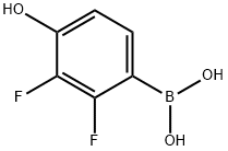 2,3-Difluoro-4-hydroxyphenylboronic acid Struktur