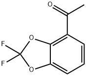 4-Acetyl-2,2-difluoro-1,3-benzodioxole Struktur