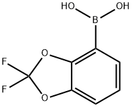 2,2-DIFLUORO-BENZO[1,3]DIOXOLE-4-BORONIC ACID Struktur